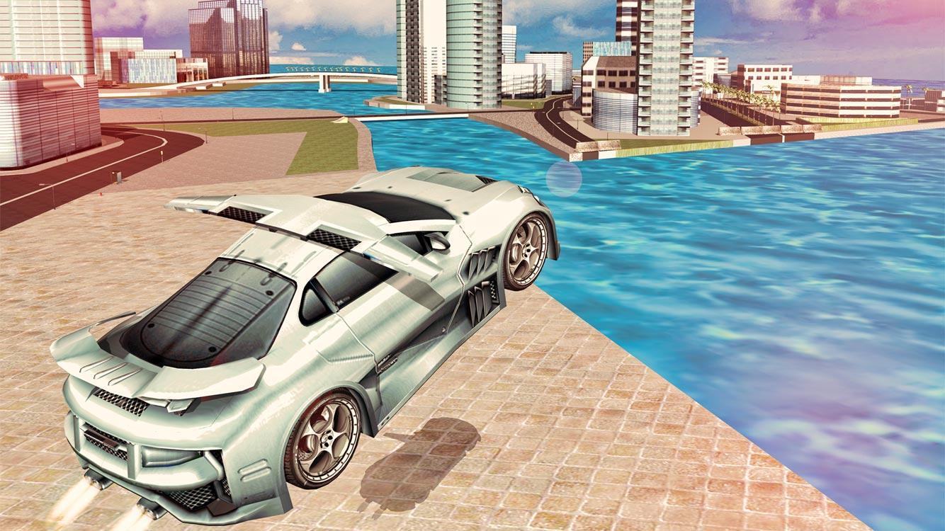 Extreme Car Racing:Flying game