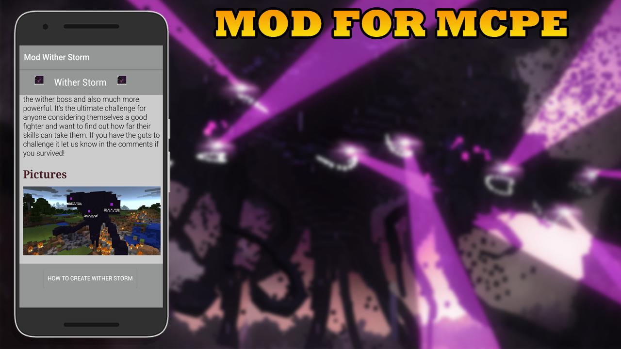 Addon Wither Storm for Minecraft PE