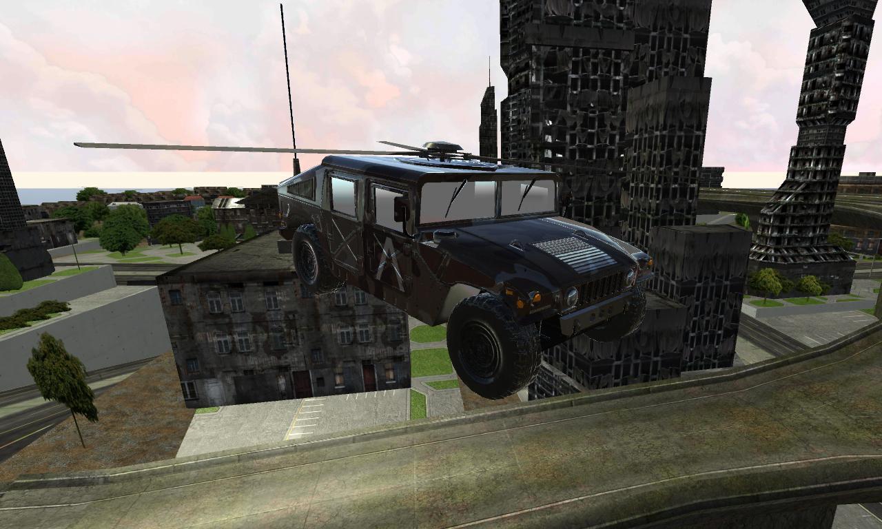 SWAT Helicopter Jeep Ghetto 3D