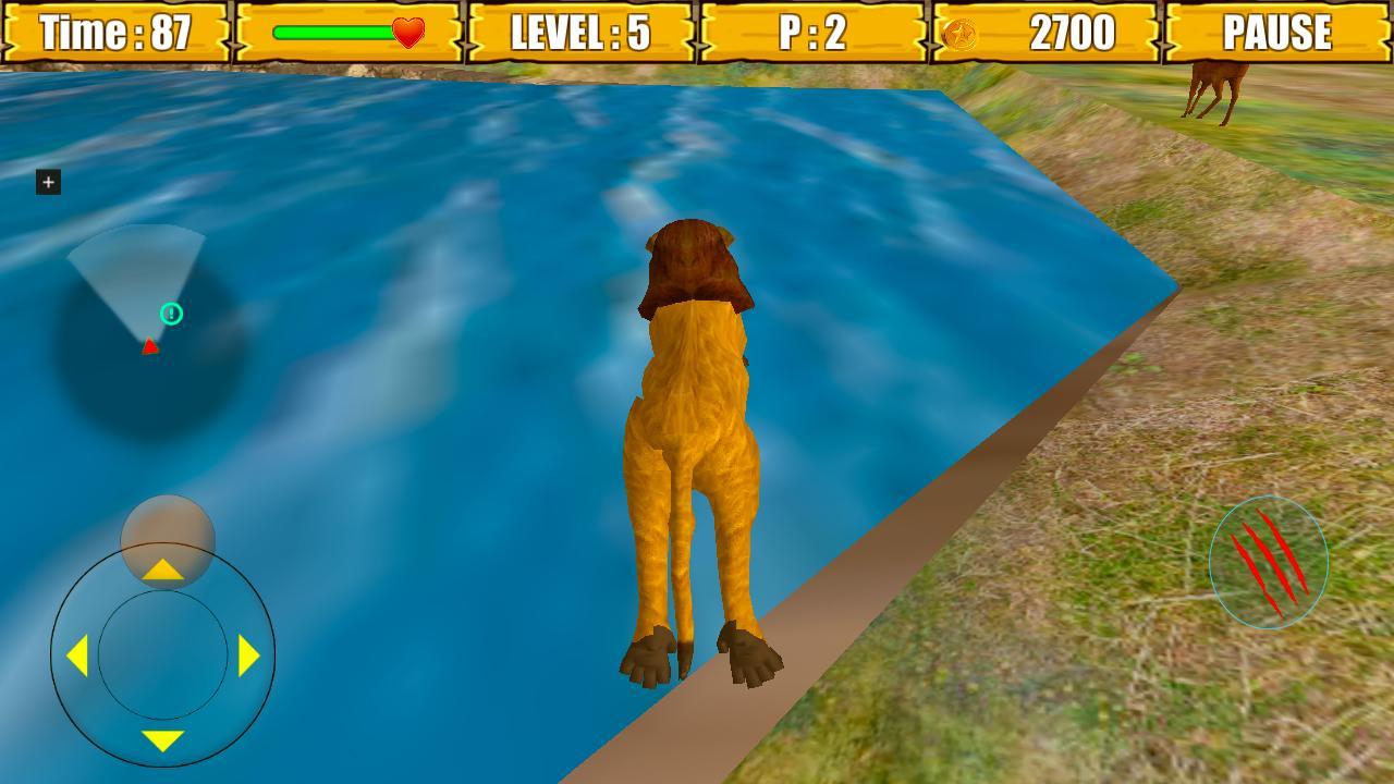 Wild Lion Simulator Game