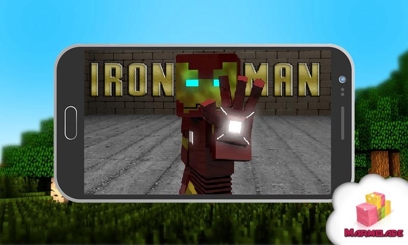 Mod Super Iron-Man Hero MCPE