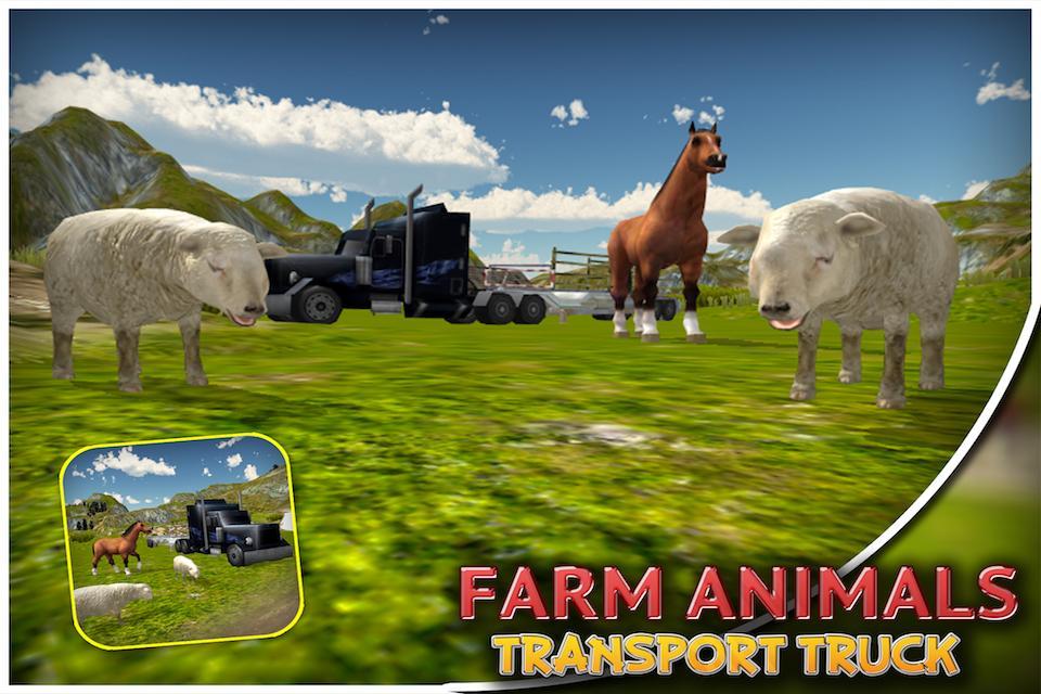 Farm Animal Transport Truck 3D