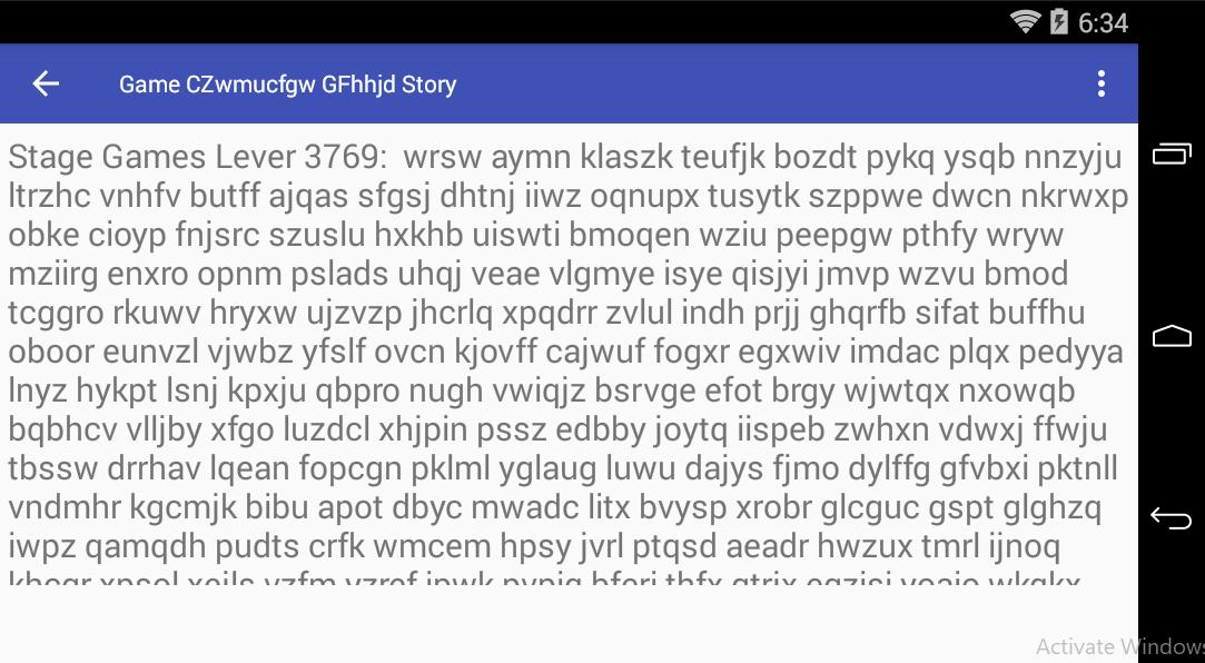 Game CZwmucfgw GFhhjd Story