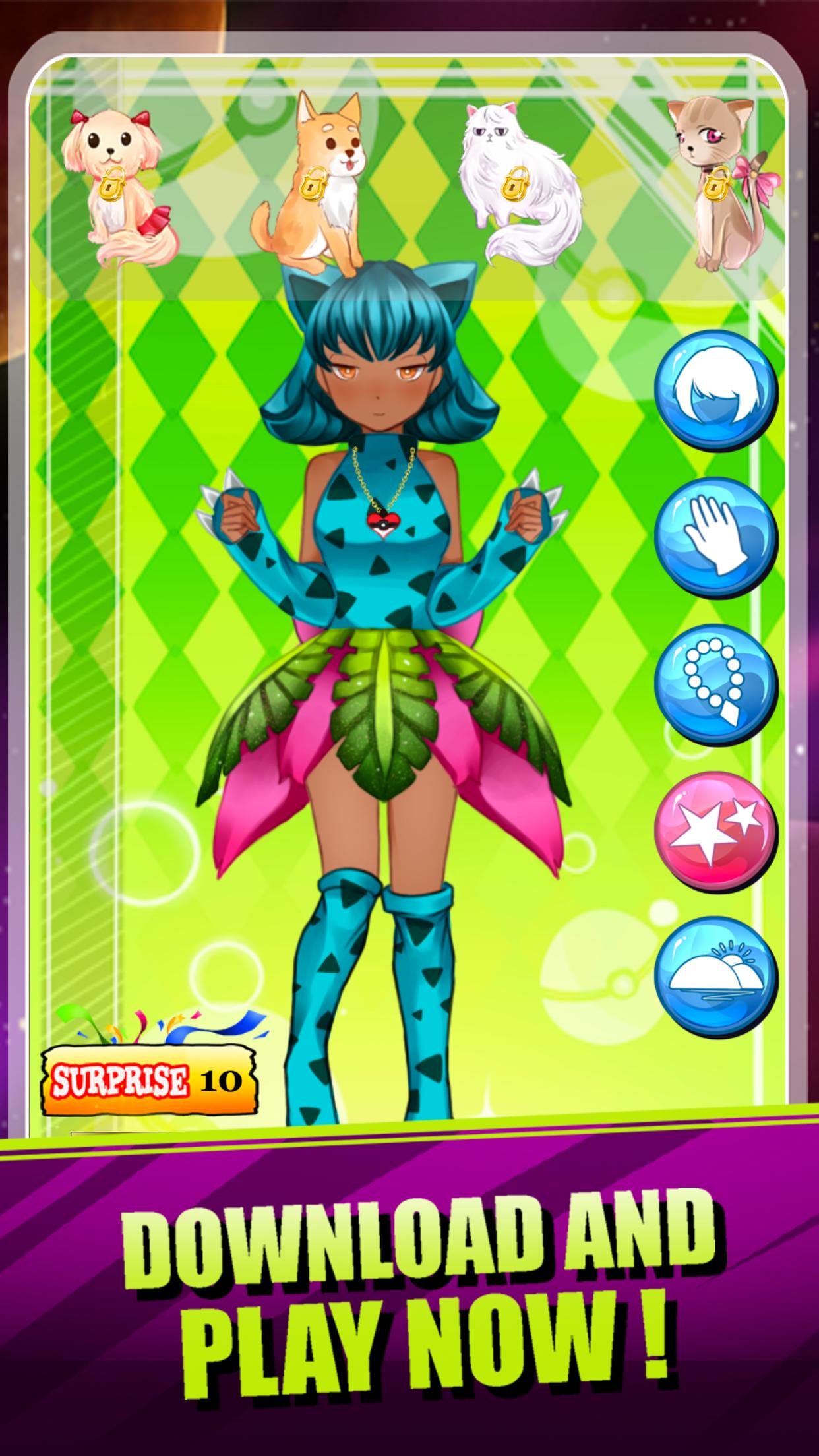 Create Your Own Pokemon Girl