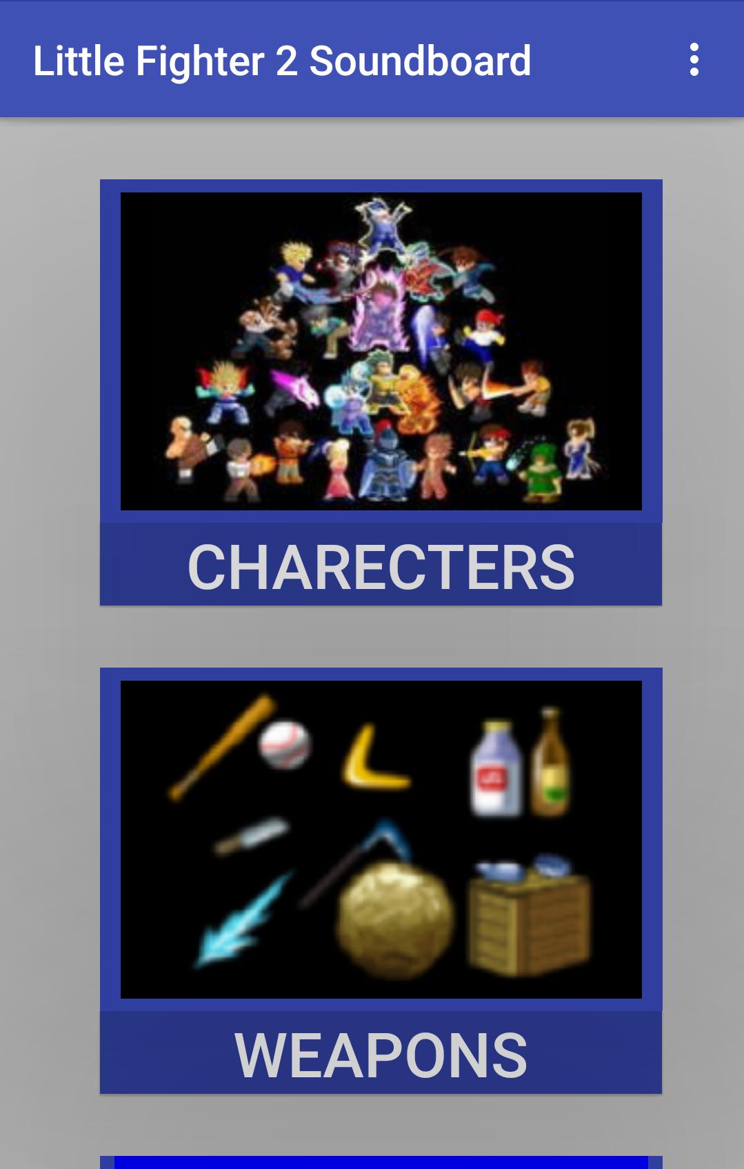 Little Fighter 2 Soundboard