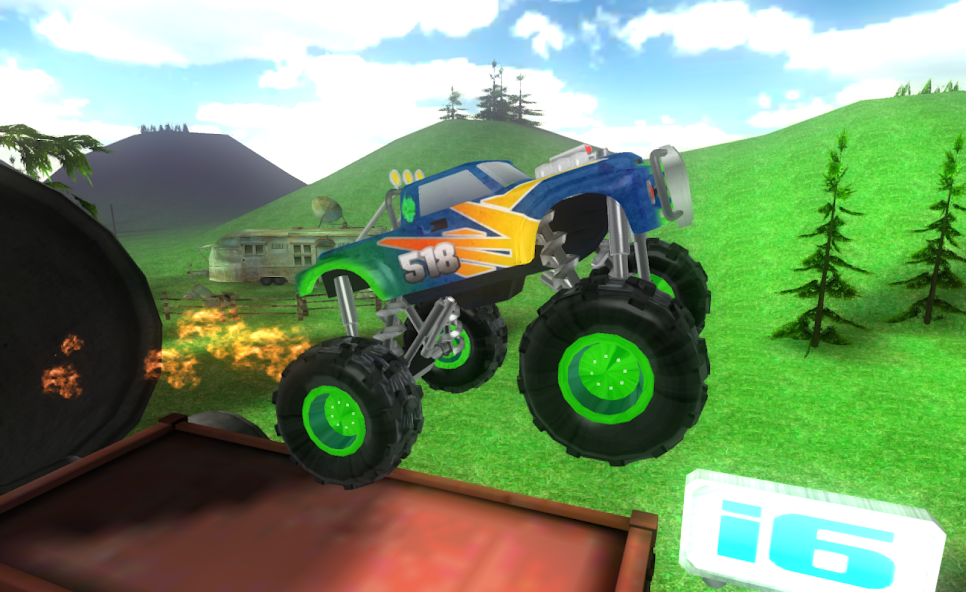 Big Monster Truck Racing 3D
