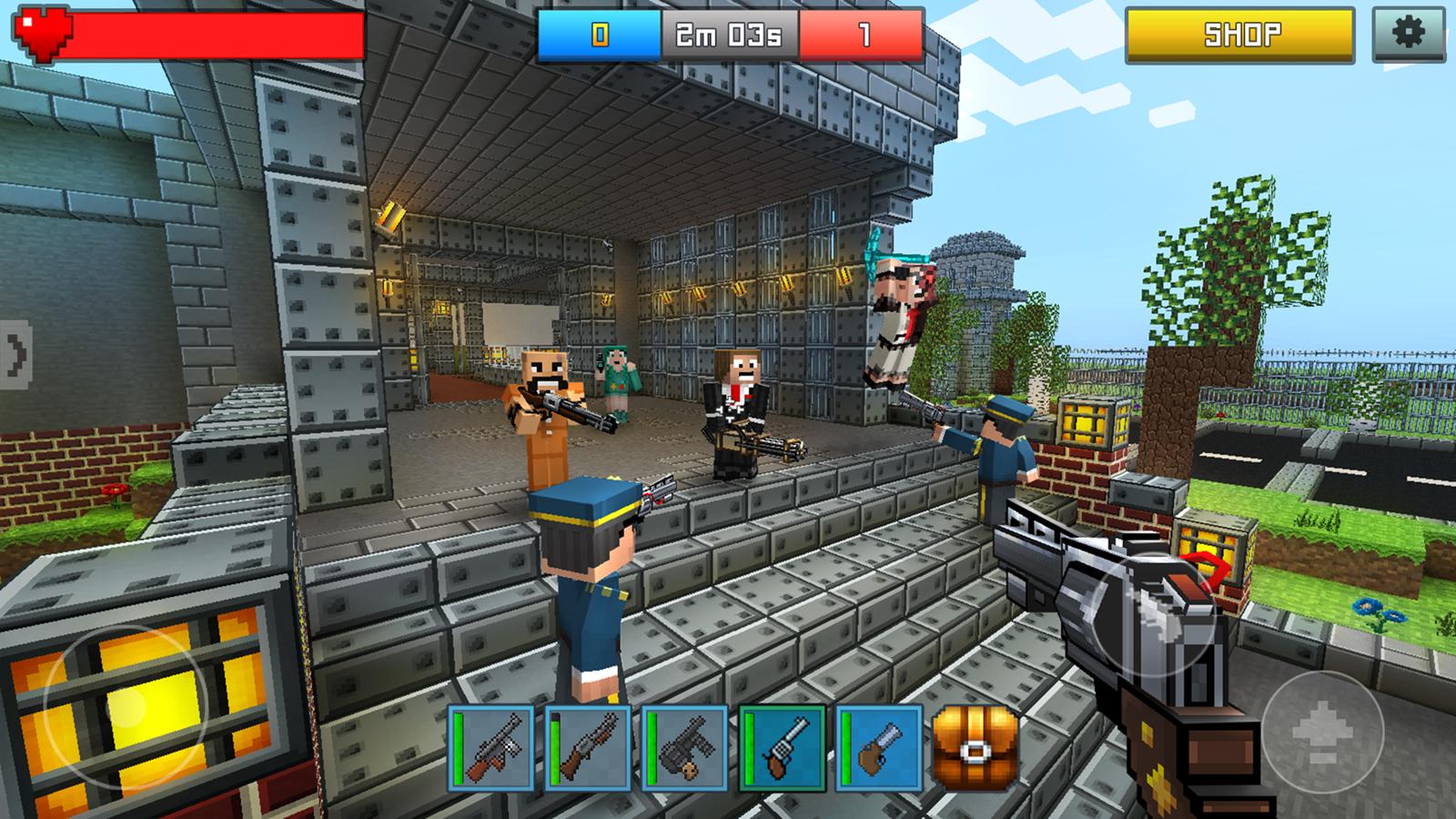 WorldCraft with Hide & Seek and Cops & Robbers