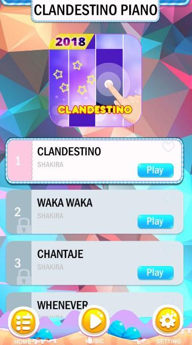 Clandestino Piano Magic Tiles