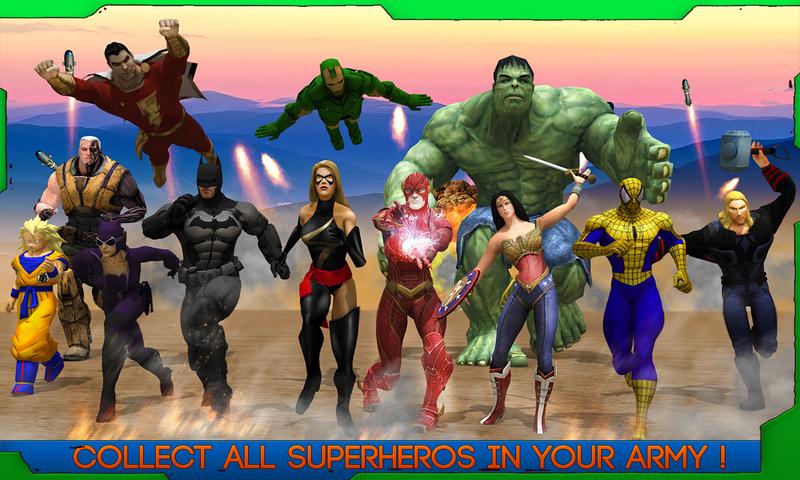 Alien vs Hero: Superhero Epic Battle