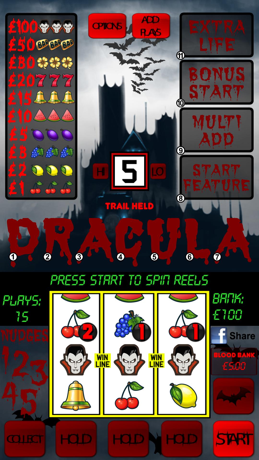 Dracula Fruit Machine