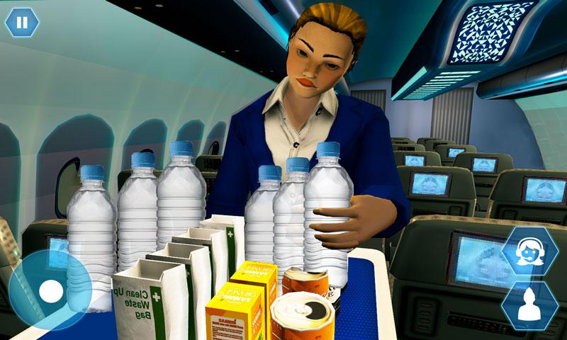 Airhostess Flight Pilot 3D Sim