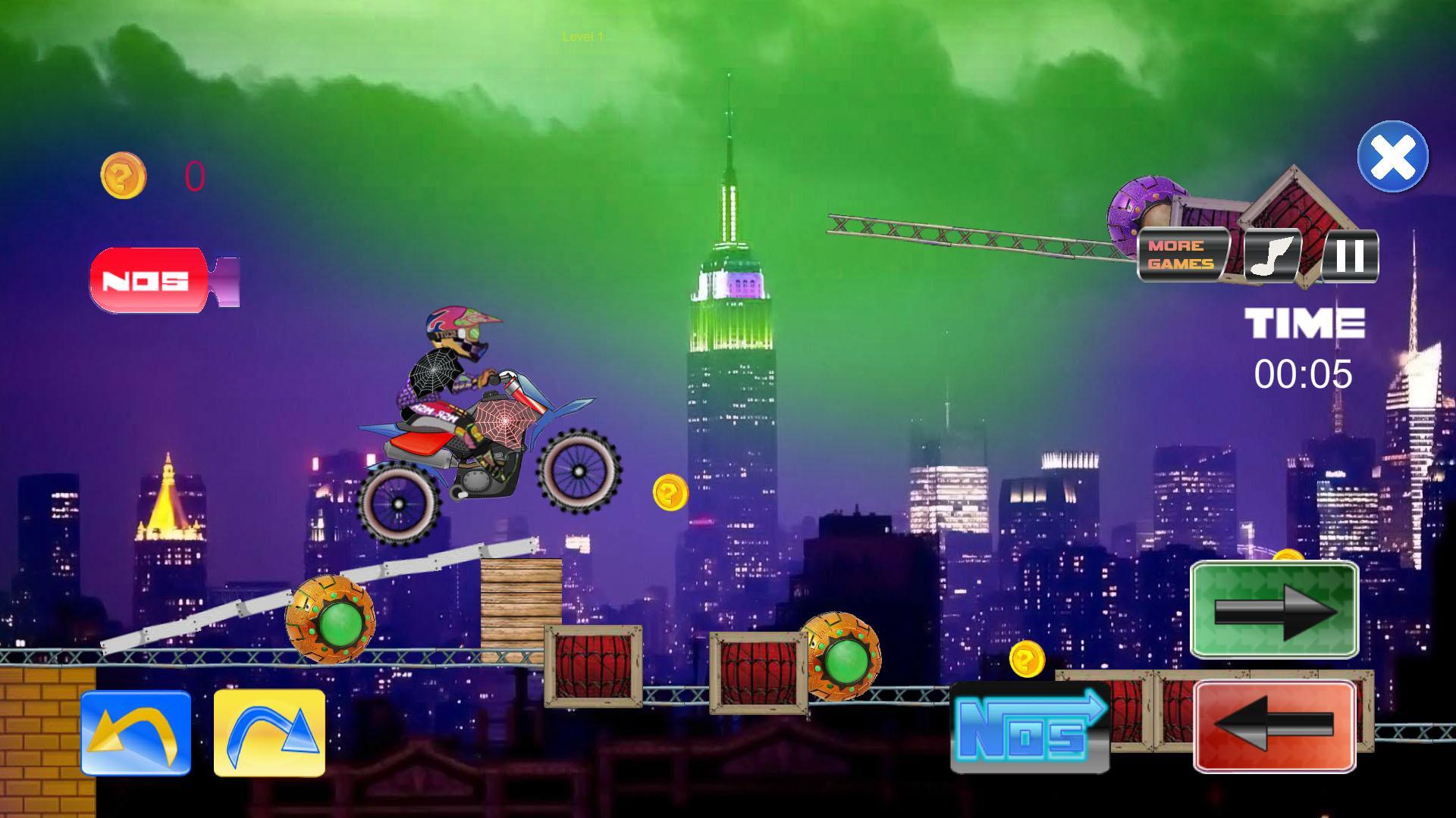 Spider Motocross Stunts