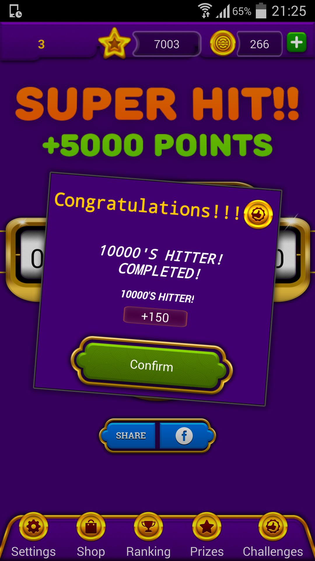 Hit me for the million