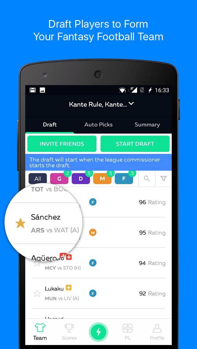 Draft Fantasy Soccer