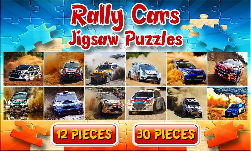 Rally Cars Jigsaw Puzzles