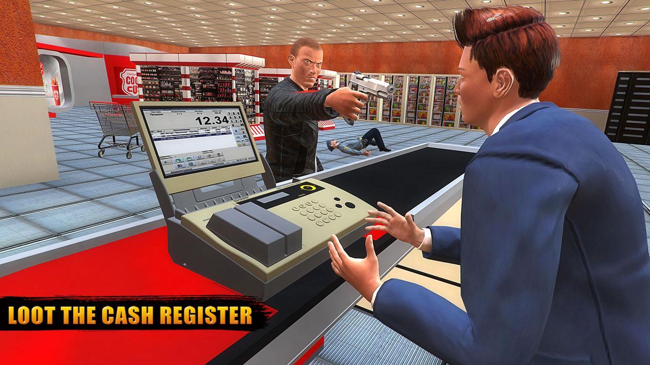 Supermarket Gangster Escape 3D