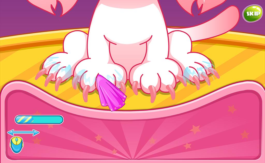 Pet nail salon