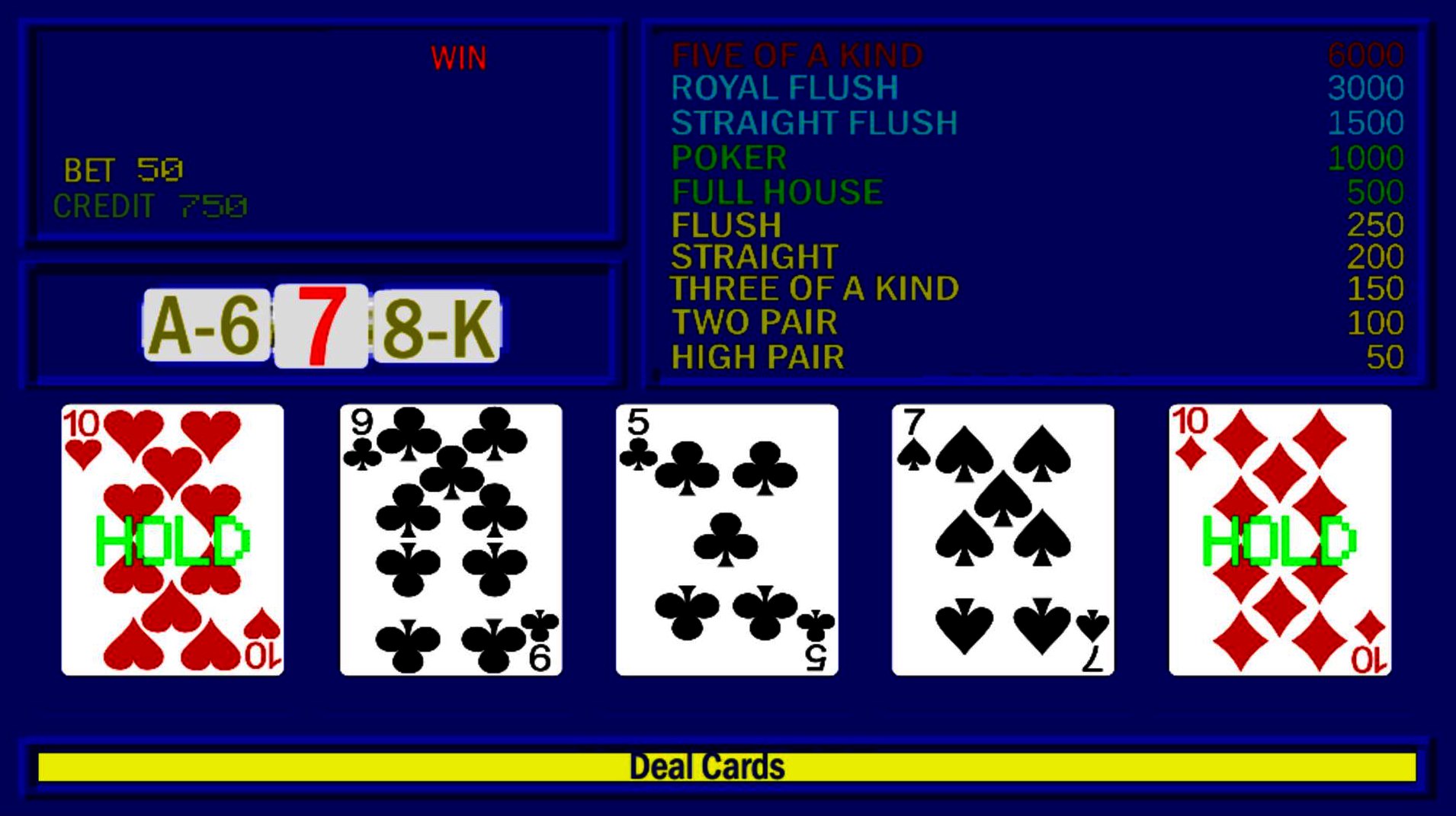 Multi Win Poker