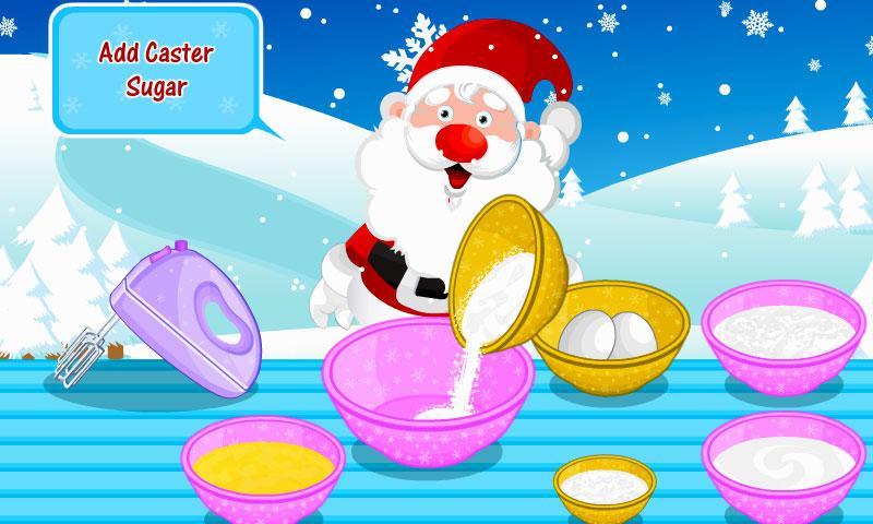 Creamy Santa Cake