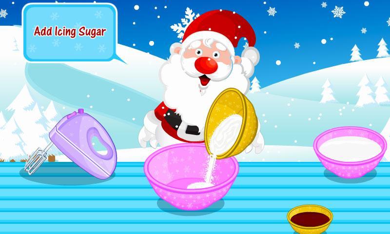 Creamy Santa Cake