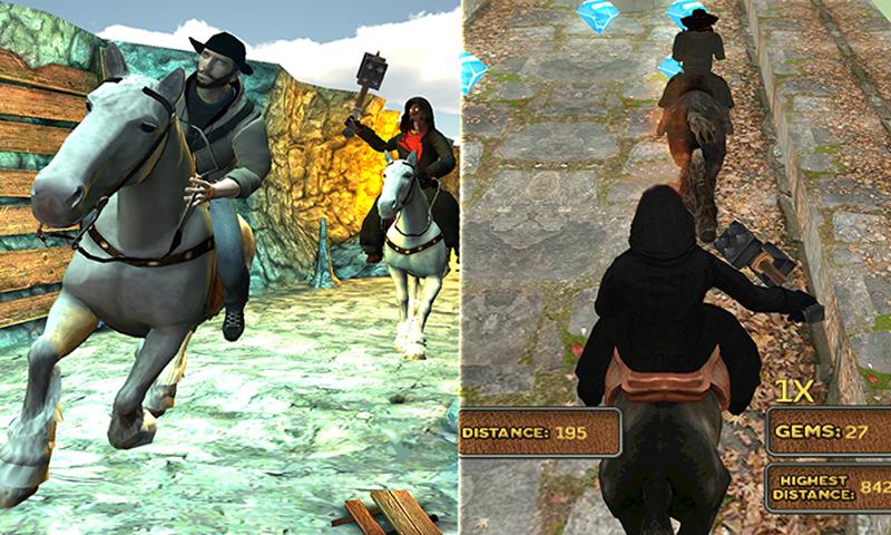 Temple Horse Ride- Fun Running Game