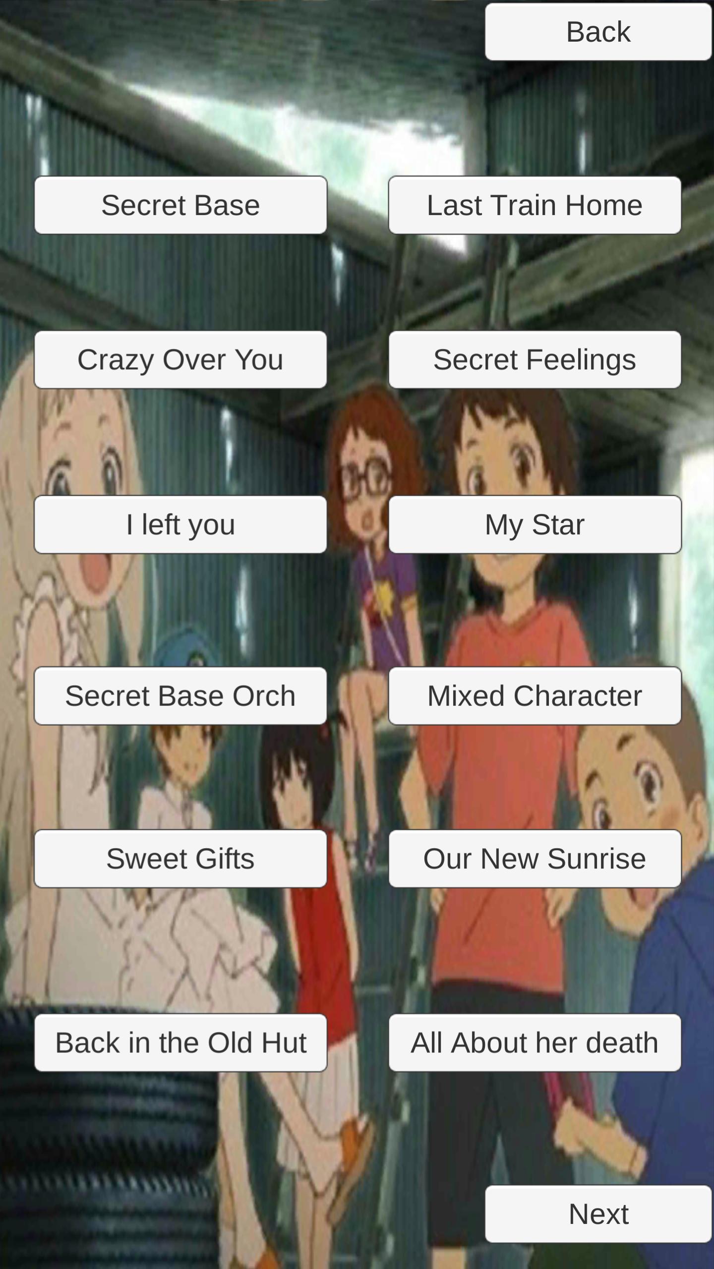 Ano Hana Soundboard