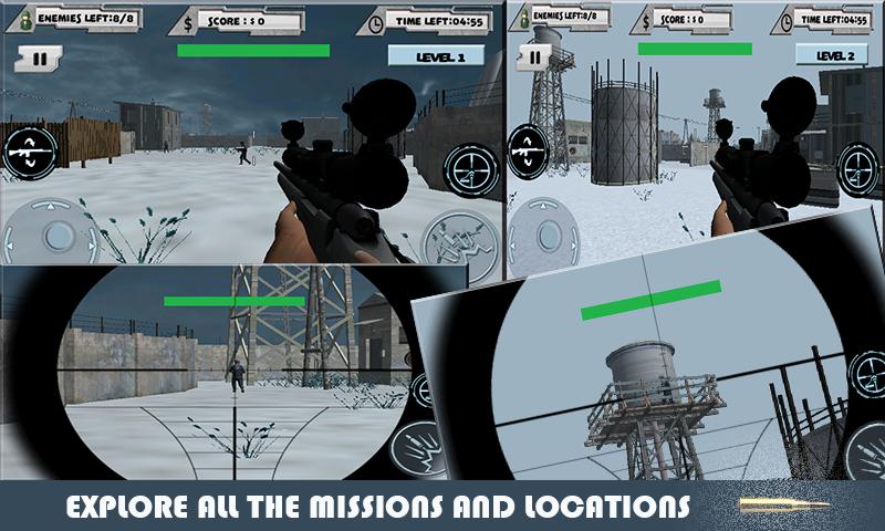 Glacier Sniper Shooting