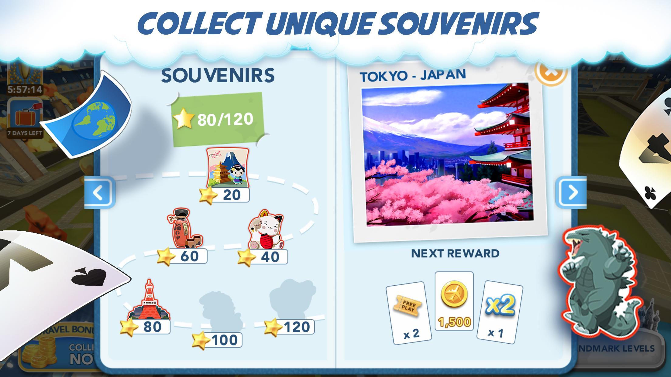 Destination Solitaire - Fun Puzzle Card Games!
