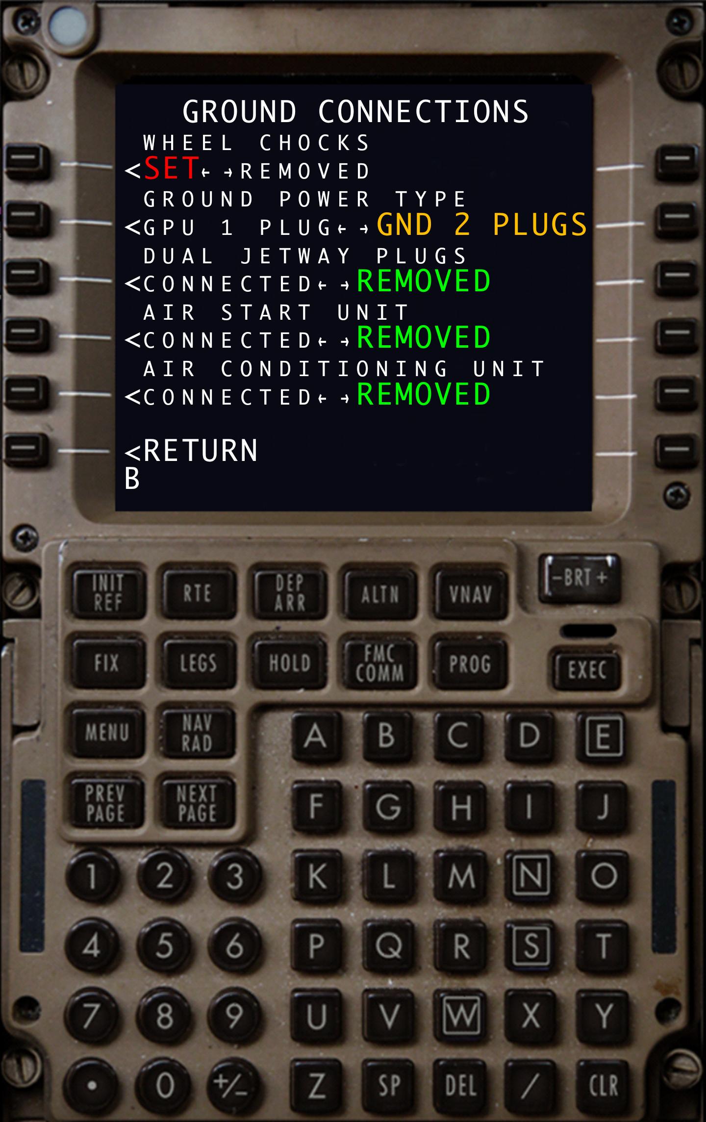 PMDG CDU DEVICE
