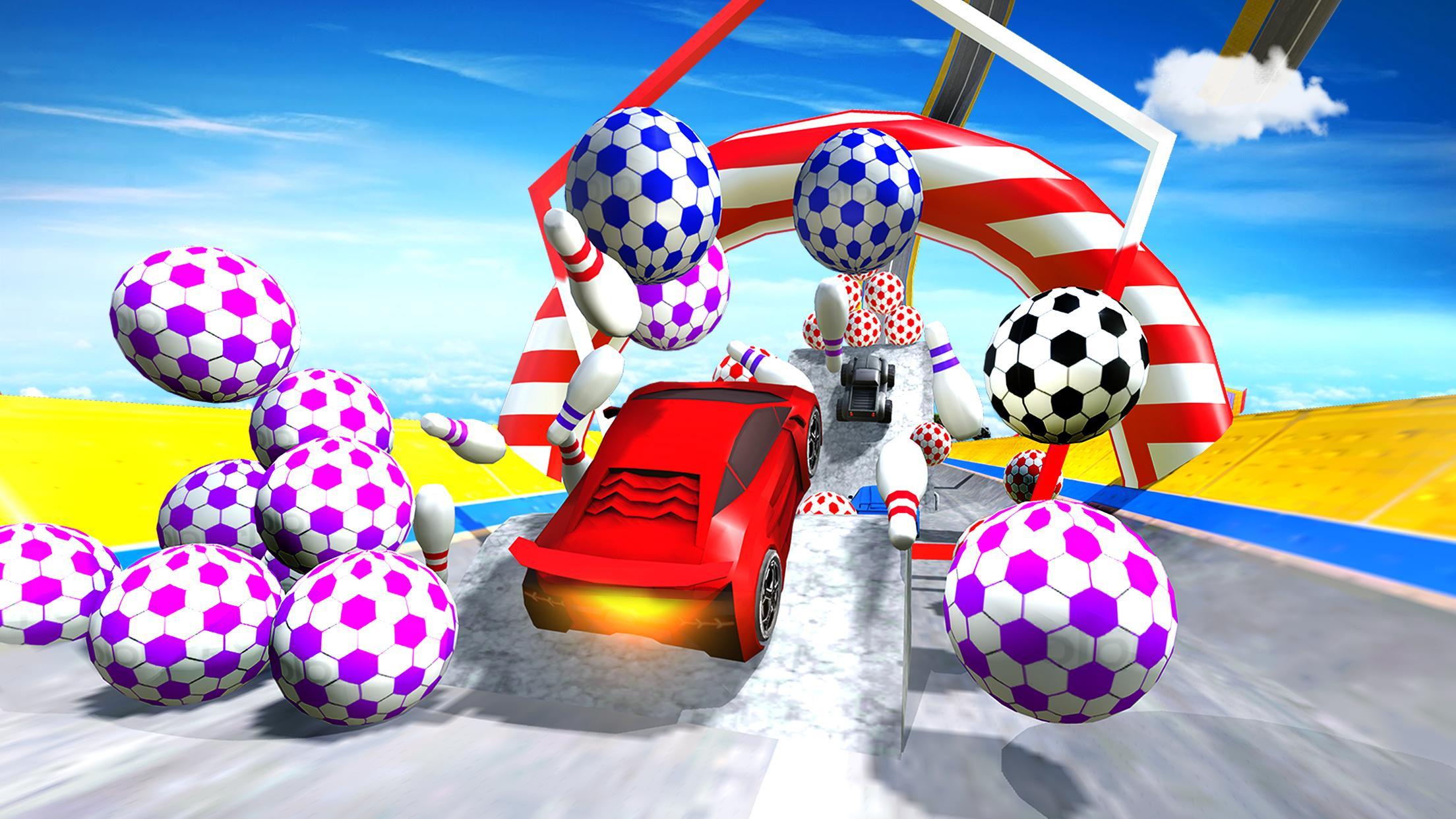 Impossible Mega Ramp Car Stunts Racing Drive
