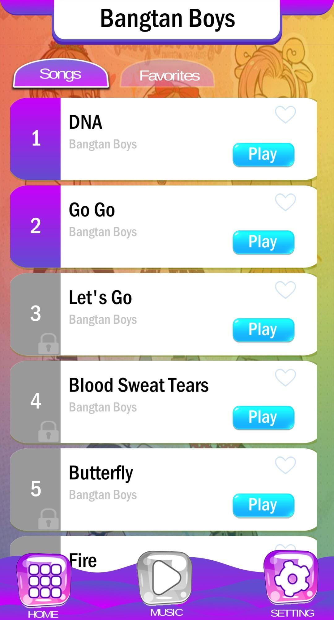 BTS Chibi Piano Tiles