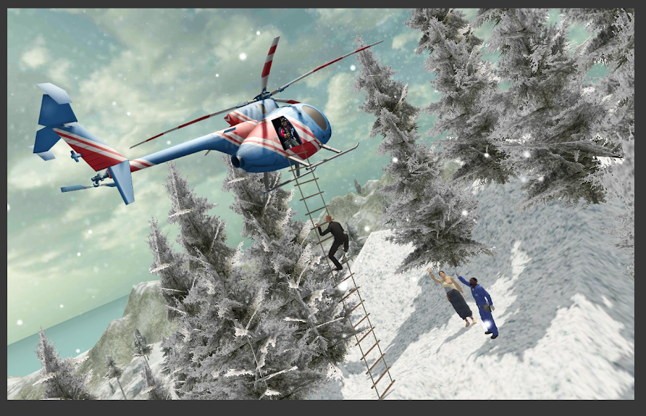 Helicopter Hill Rescue