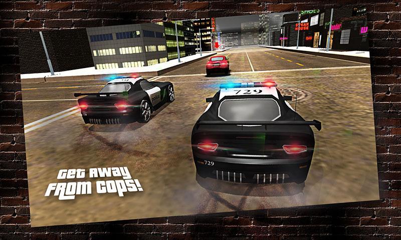 Vegas Police Chase Car Theft