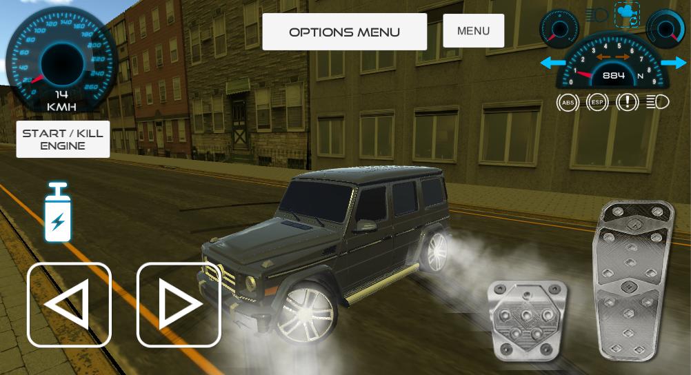 Luxury Jeep Driving In The City