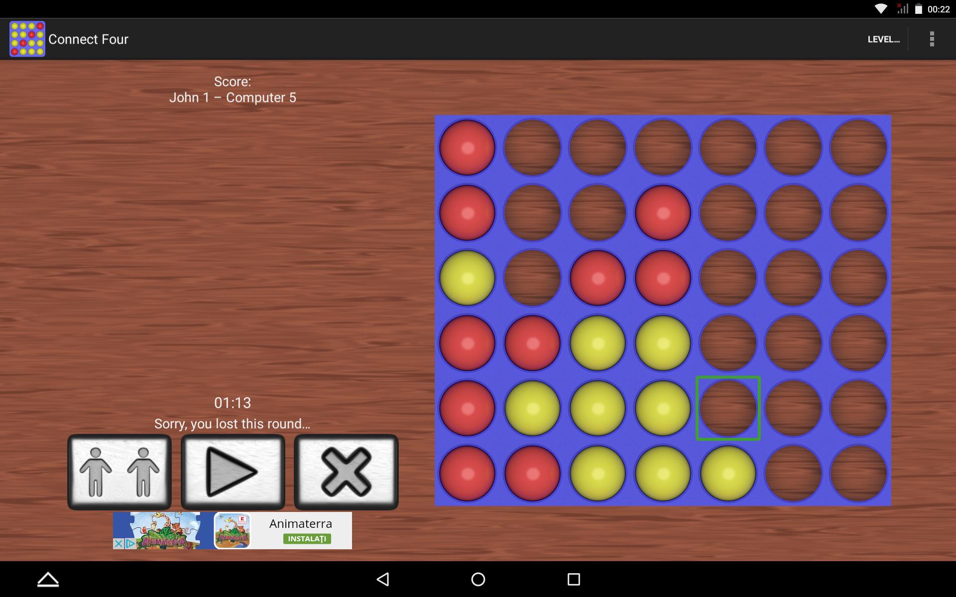 Connect 4, Four in a Line
