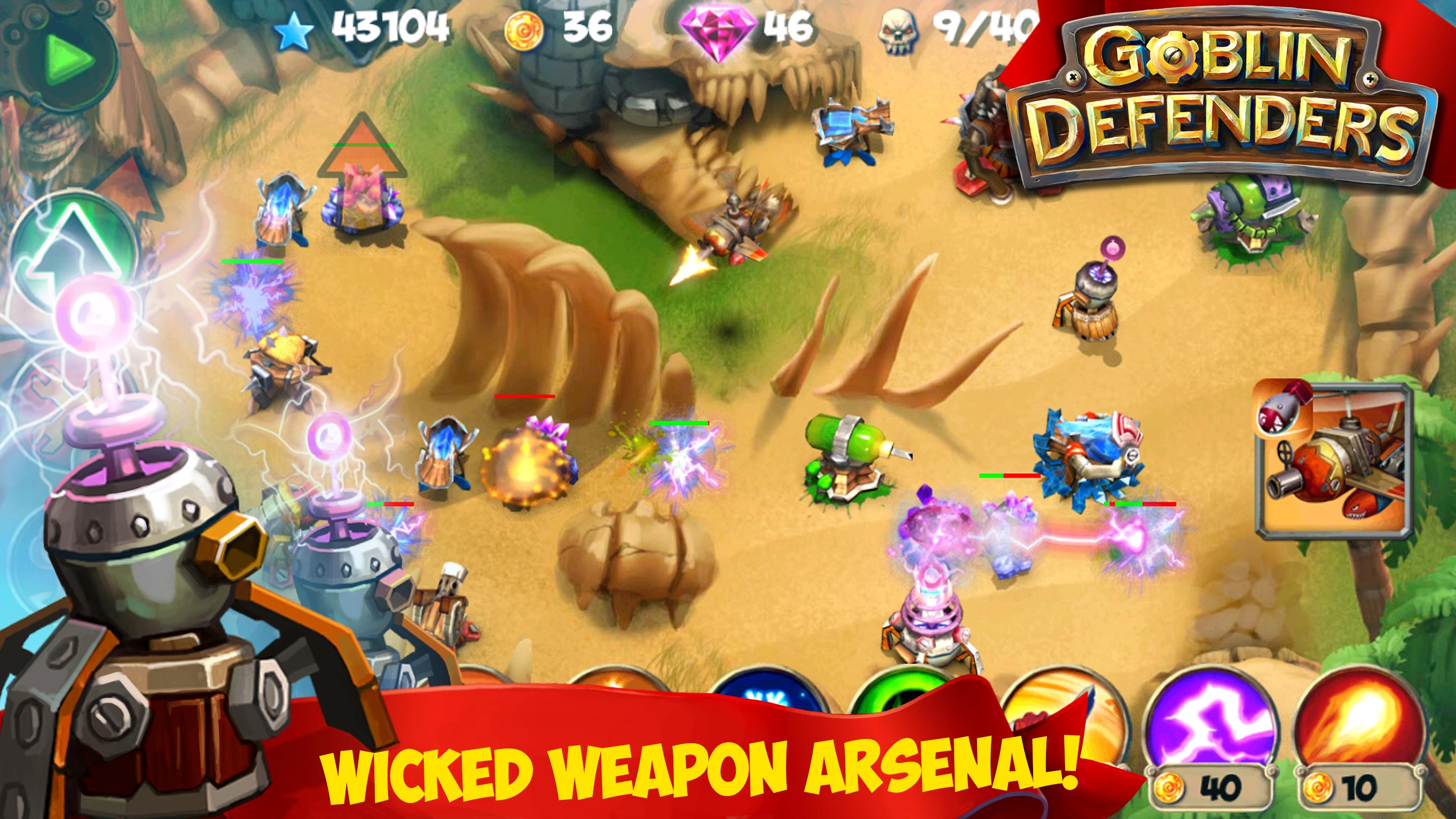 TD: Goblin Defenders - Towers Rush