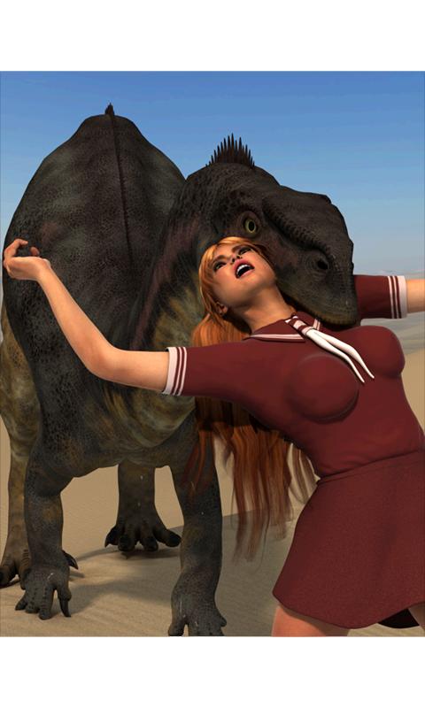 Dinosaur and Schoolgirl Puzzle