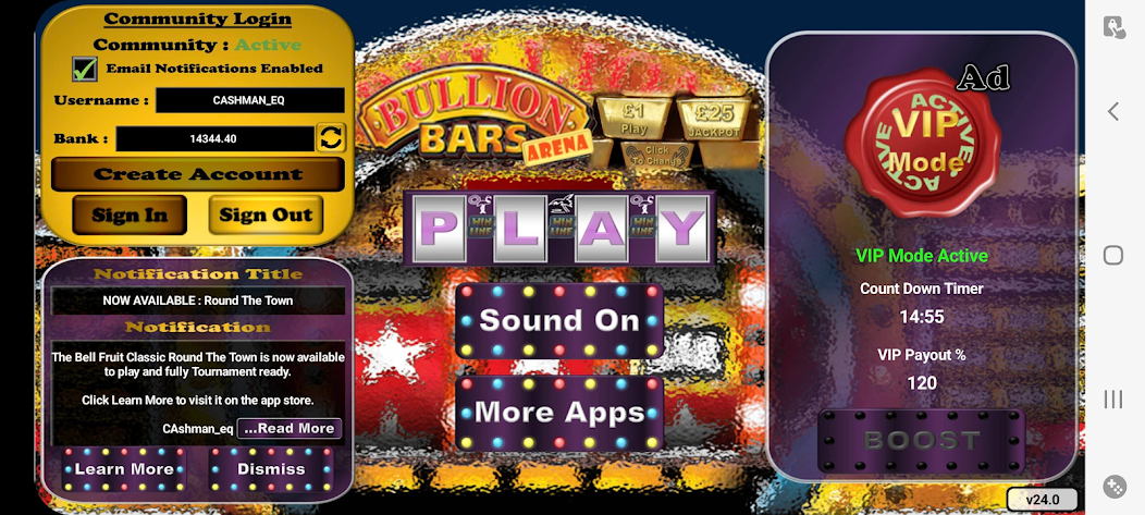 Bullion Bars Arena