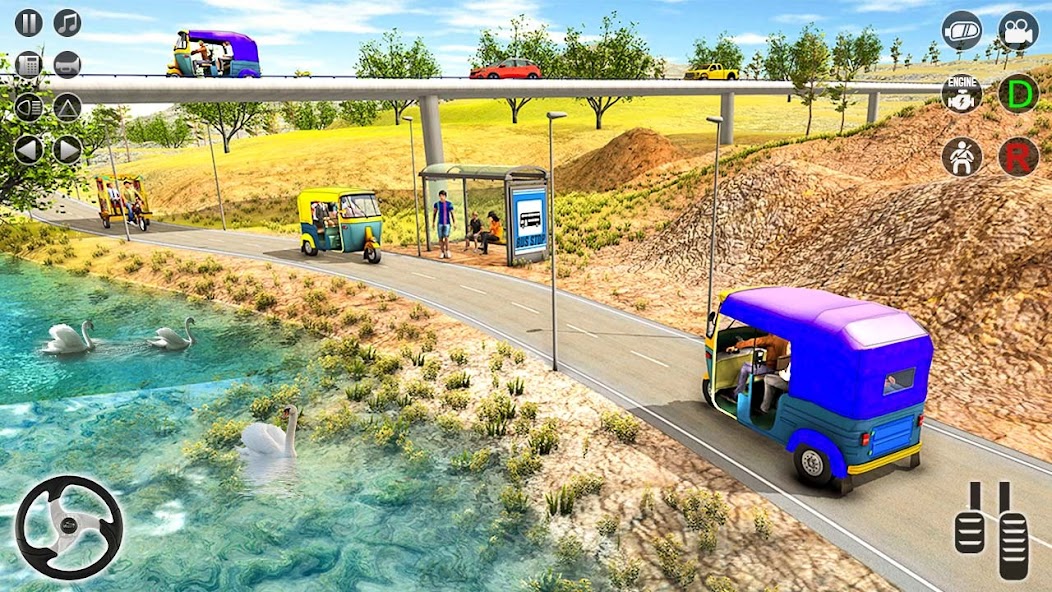 Real Rickshaw Simulator Games