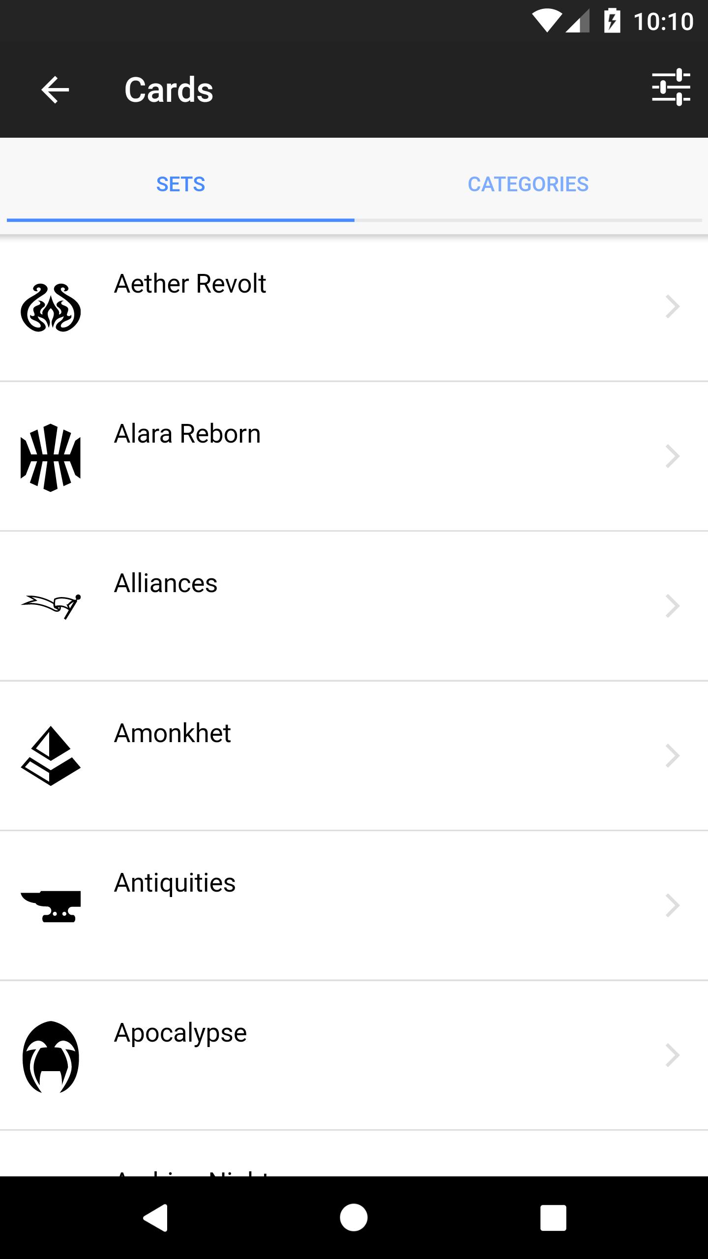 Card Viewer for MTG
