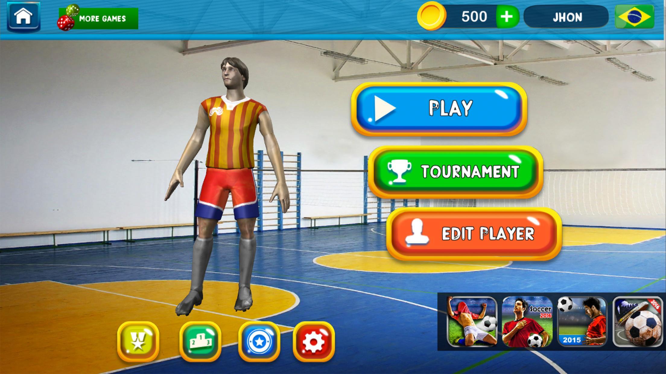 Indoor Soccer Game 2017