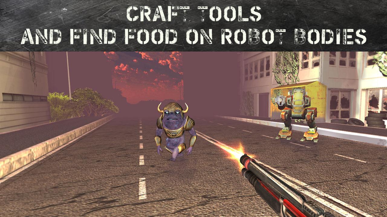 Open World Robot Survival Sim