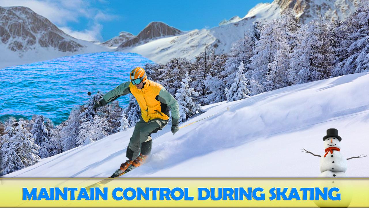 Snow Skating Mountain Stunt Surfer 3D