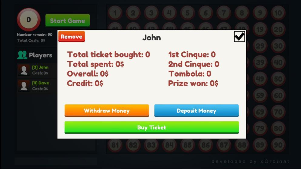 Tombola Manager