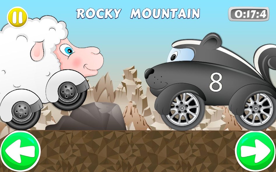 Racing car game for kids