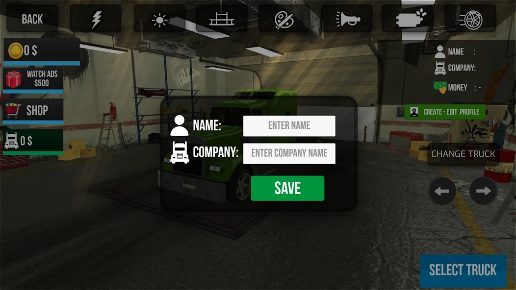Truck Simulation