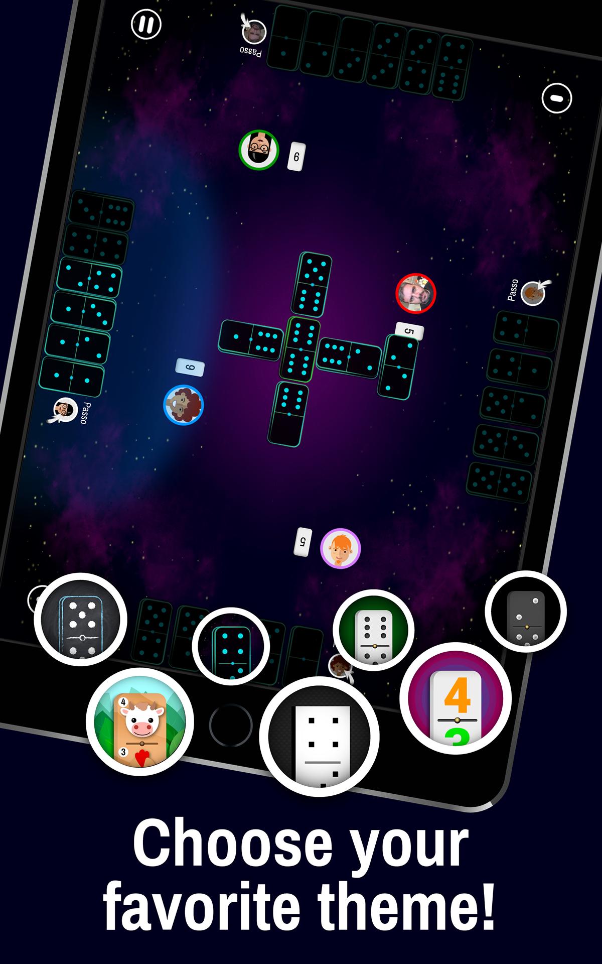Dominoes - 5 domino group games