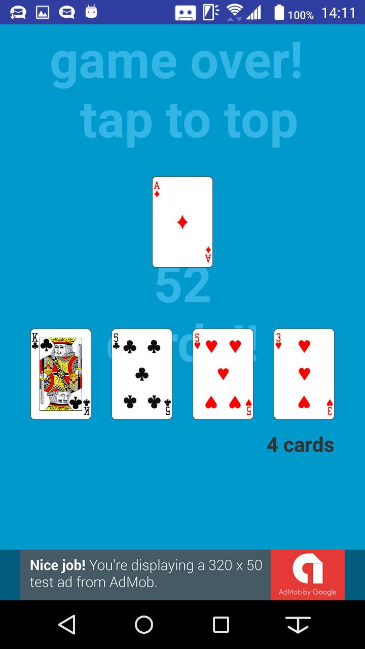 52 cards