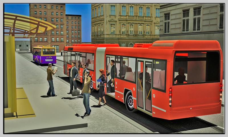 Real City Bus Coach Driver