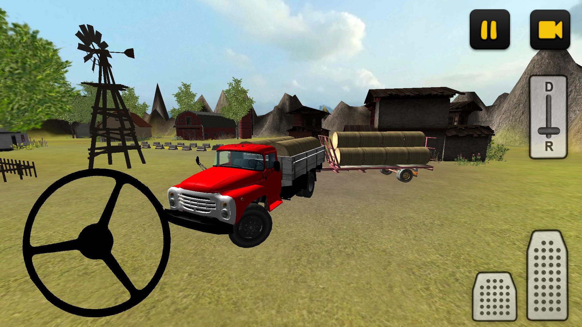 Classic Farm Truck 3D: Hay
